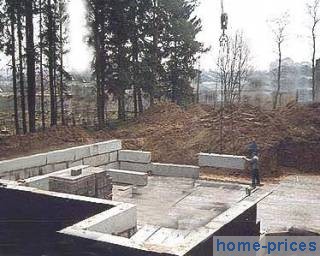 фундамент из железобетонной плиты